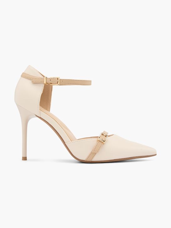 passerella a corto di tacco beige deichmann