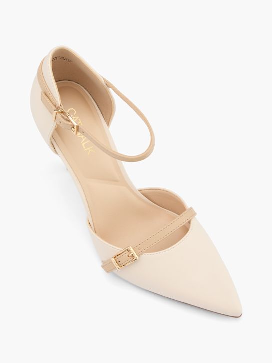 passerella a corto di tacco beige deichmann