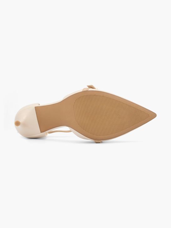 passerella a corto di tacco beige deichmann