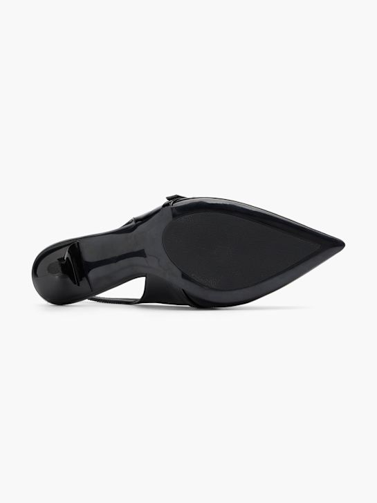 passerella slingback tacco nero deichmann
