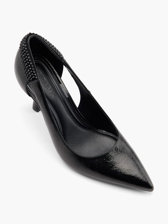 passerella tacco nero deichmann