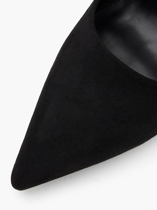 passerella a corto di tacco nero deichmann