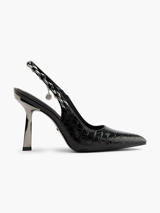 buffalo slingback tacco nero deichmann