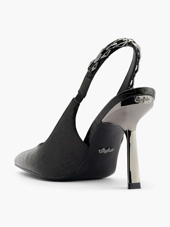 buffalo slingback tacco nero deichmann