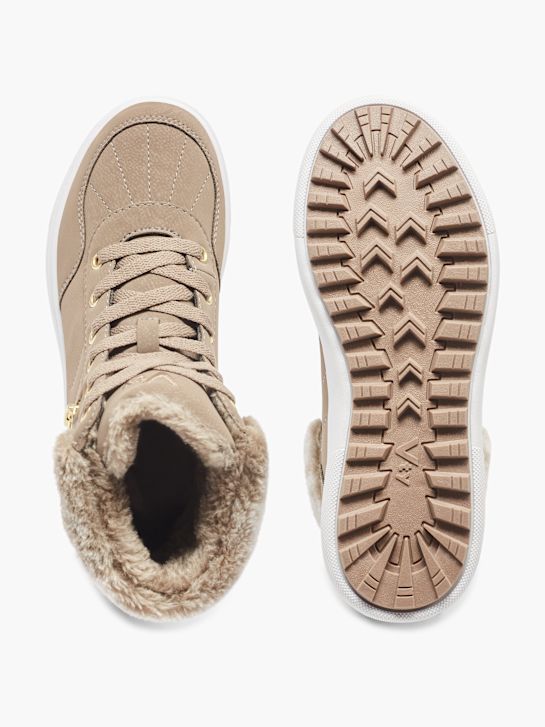 vty high top trainer taupe deichmann