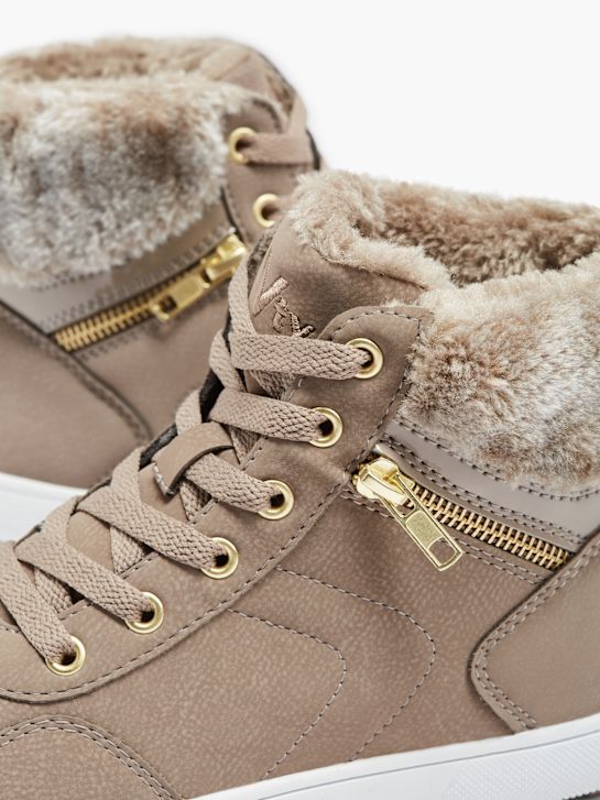 vty high top trainer taupe deichmann