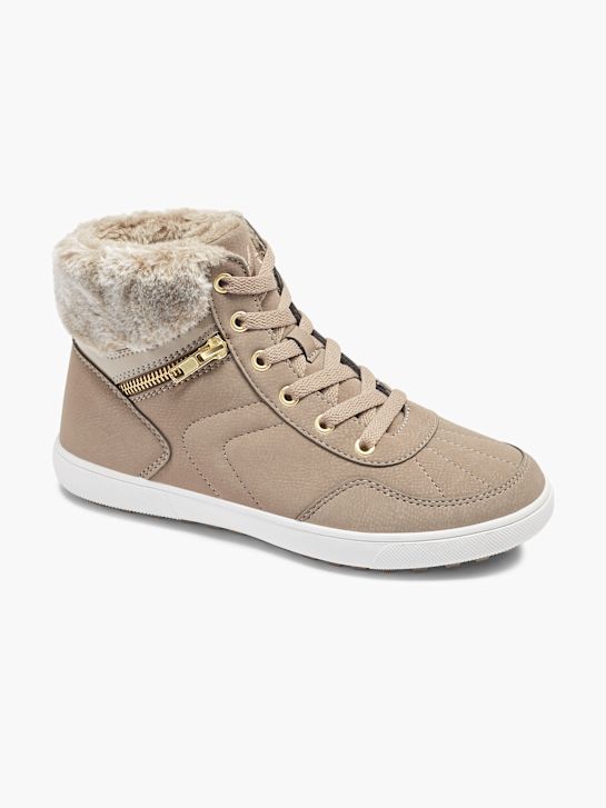 vty high top trainer taupe deichmann