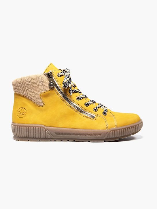 rieker high top trainer giallo deichmann
