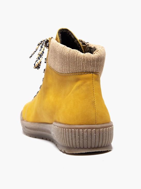 rieker high top trainer giallo deichmann
