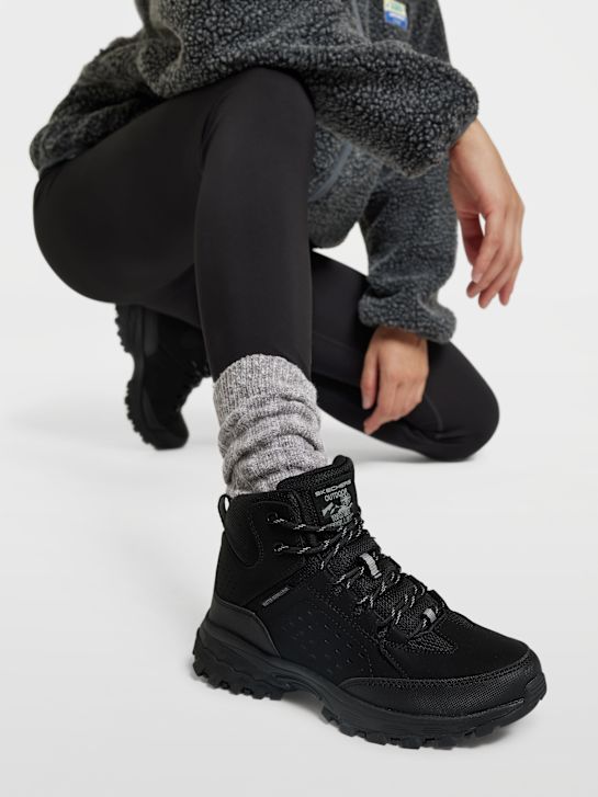 skechers arrampicarsi lace-up boot black deichmann