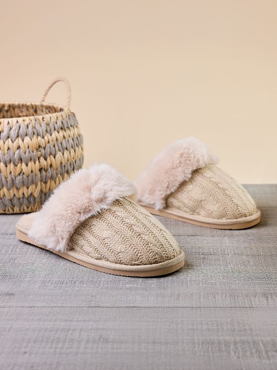 casa mia casa pantofola beige deichmann