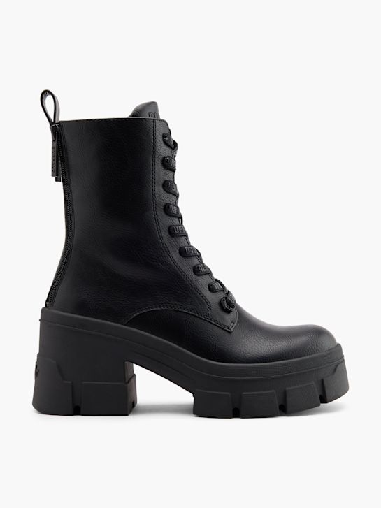 buffalo cucita ankle boot nero deichmann