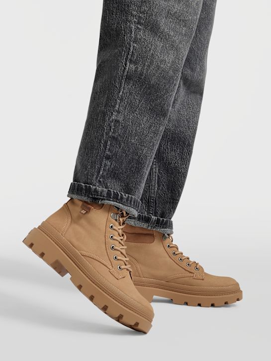 panchina lace-up boot beige deichmann