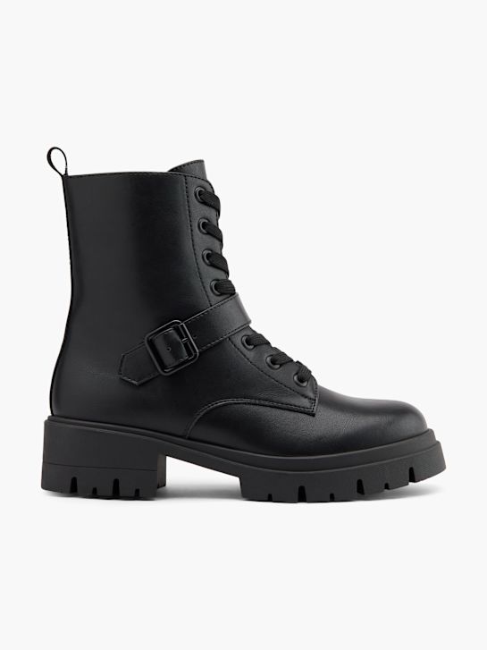 passerella lace-up boot black deichmann