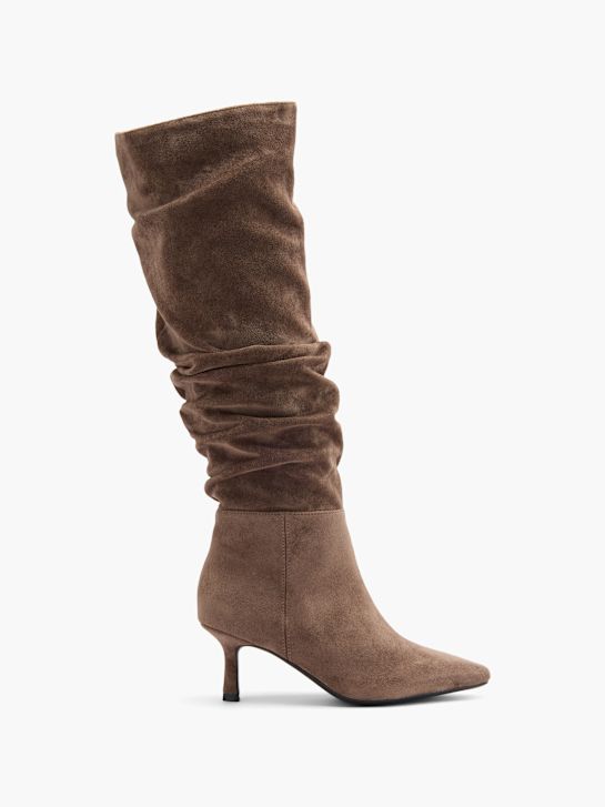 passerella overknee di boot taupe deichmann
