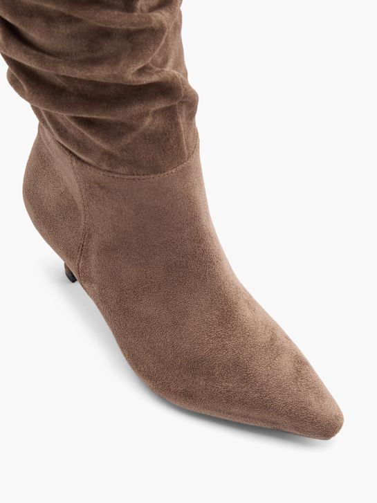 passerella overknee di boot taupe deichmann