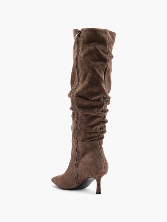 passerella overknee di boot taupe deichmann