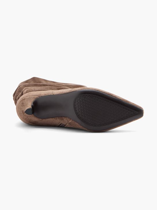 passerella overknee di boot taupe deichmann