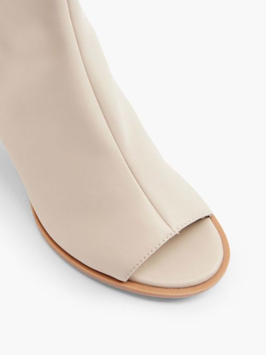 passerella di peep toe tacco taupe deichmann