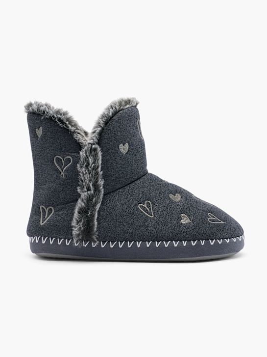 casa mia plush slipper grigio deichmann