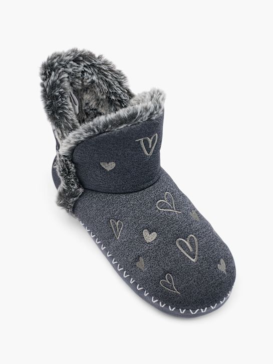 casa mia plush slipper grigio deichmann