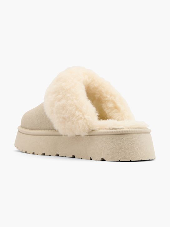 graceland plush slipper crema deichmann