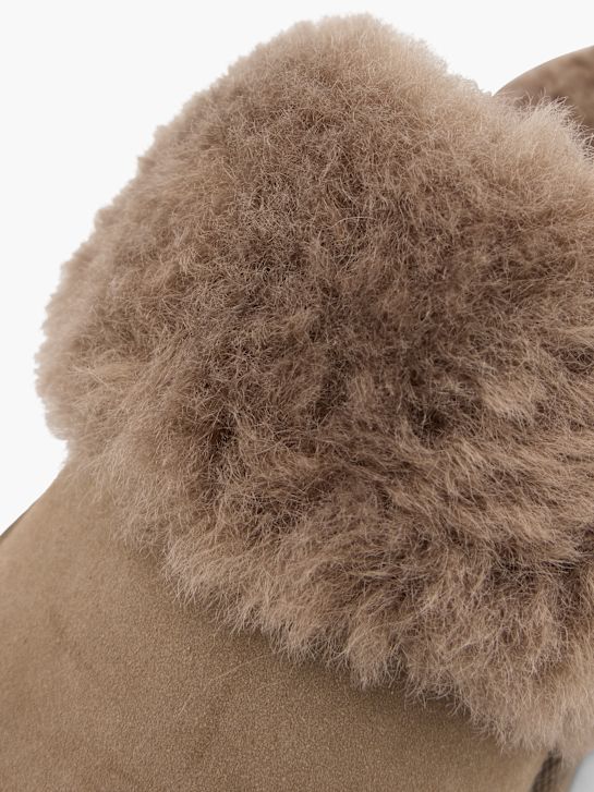 graceland plush slipper marrone deichmann