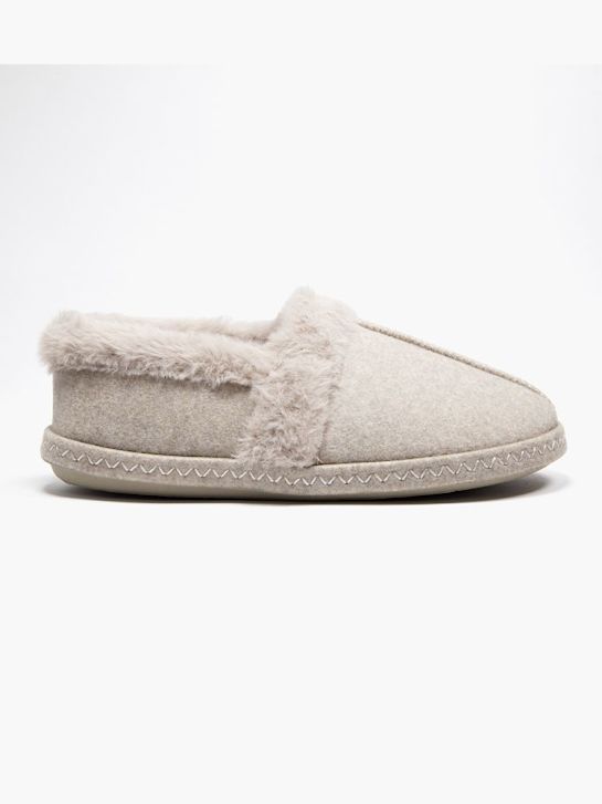 casa mia plush slipper beige deichmann