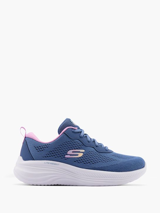 skechers lite-schiuma v trainer blu deichmann