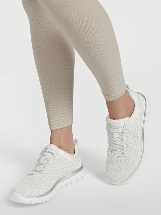skechers grazioso 2.0 slip-on trainer bianco deichmann