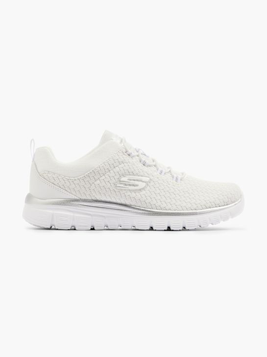 skechers grazioso 2.0 slip-on trainer bianco deichmann