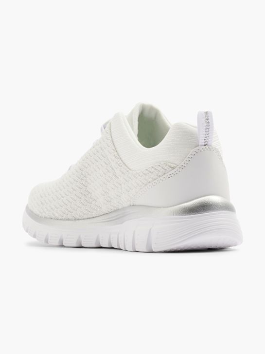 skechers grazioso 2.0 slip-on trainer bianco deichmann