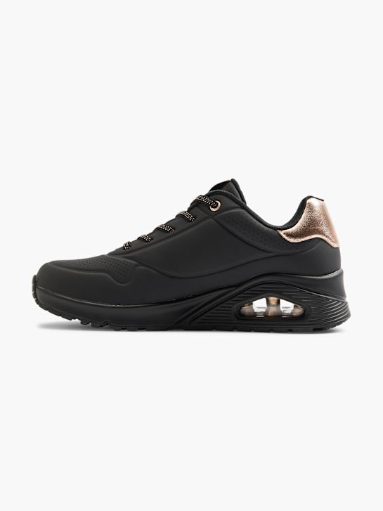 skechers uno - riflessi di distanza slip-on trainer nero deichmann