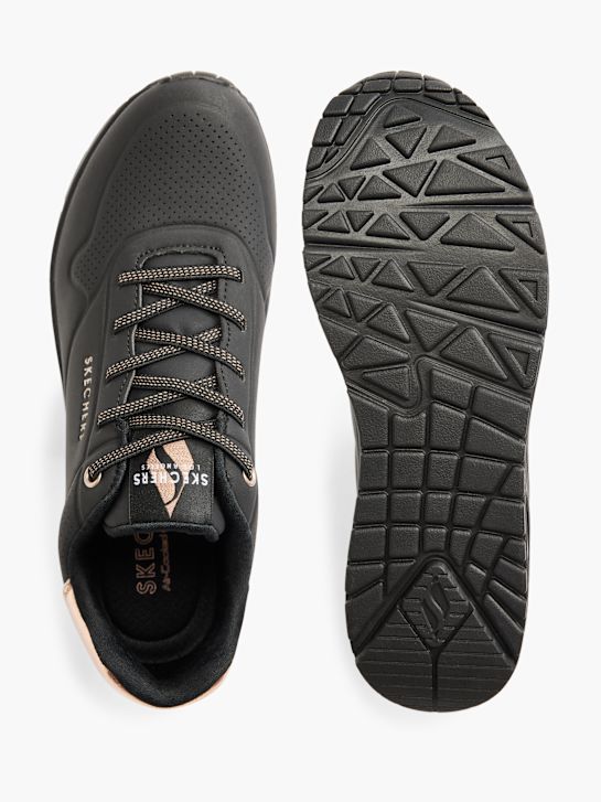 skechers uno - riflessi di distanza slip-on trainer nero deichmann