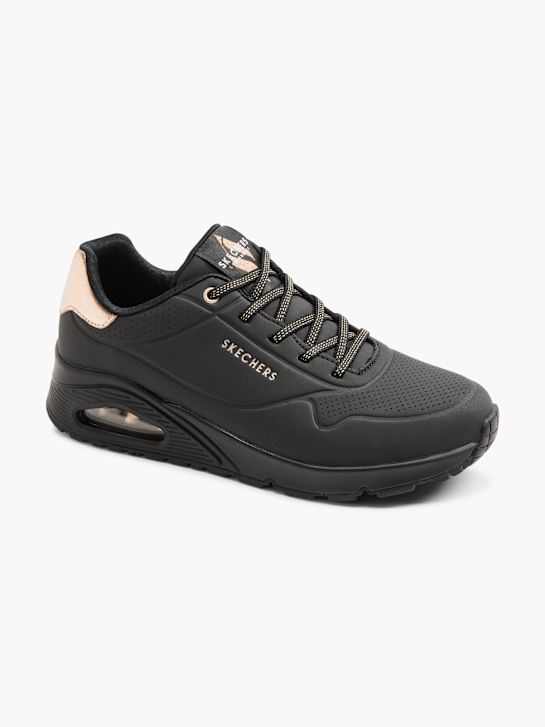 skechers uno - riflessi di distanza slip-on trainer nero deichmann