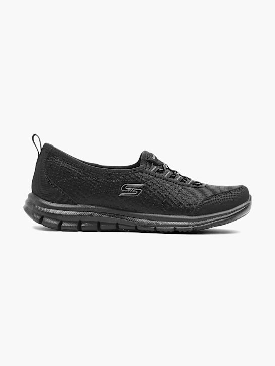 skechers animato slip-on trainer nero deichmann