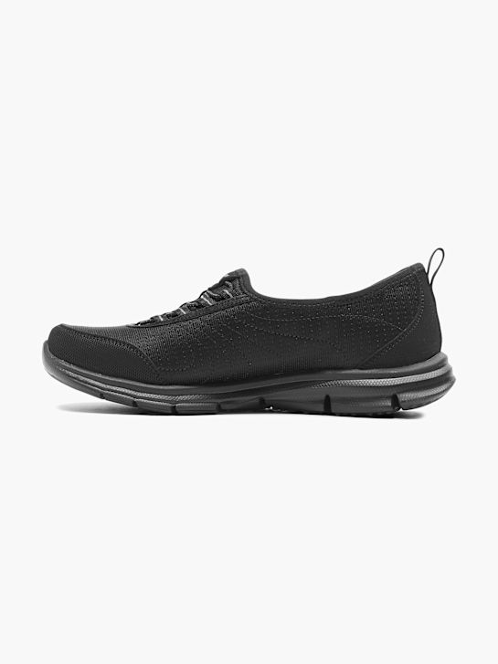 skechers animato slip-on trainer nero deichmann
