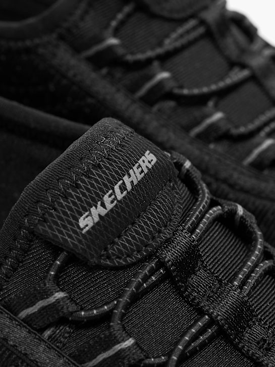 skechers animato slip-on trainer nero deichmann