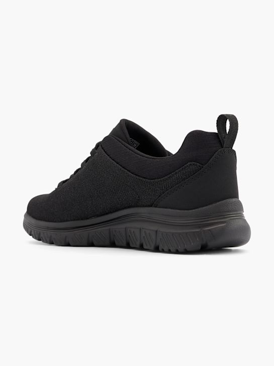 skechers grazioso 4.0 slip-on trainer nero deichmann
