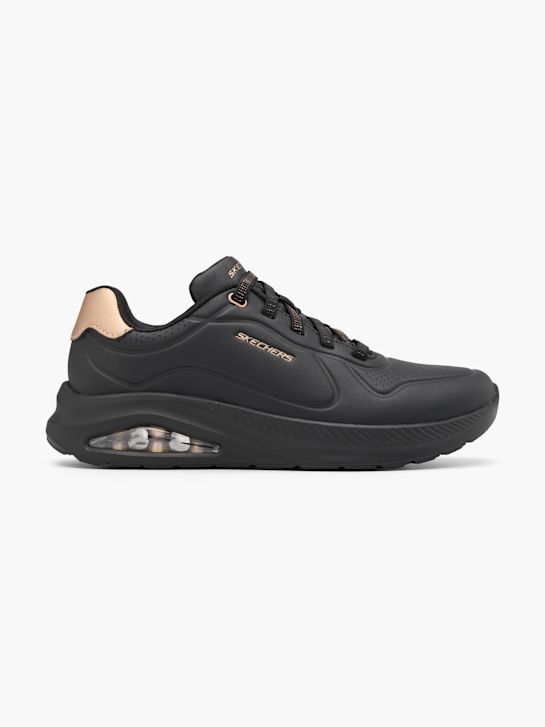 skechers con-aria slip-on trainer nero deichmann