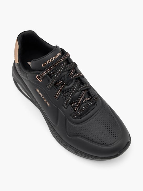 skechers con-aria slip-on trainer nero deichmann