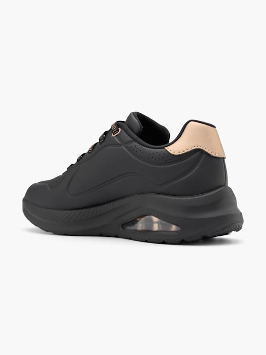 skechers con-aria slip-on trainer nero deichmann