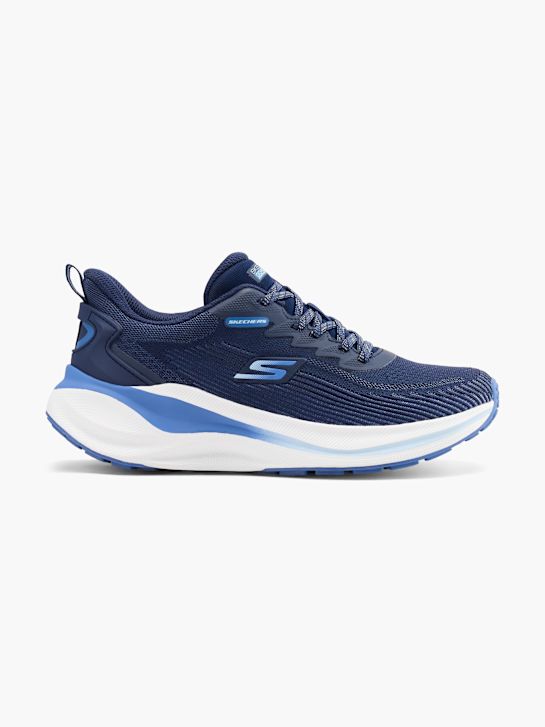 skechers trasparire slip-on trainer blu deichmann