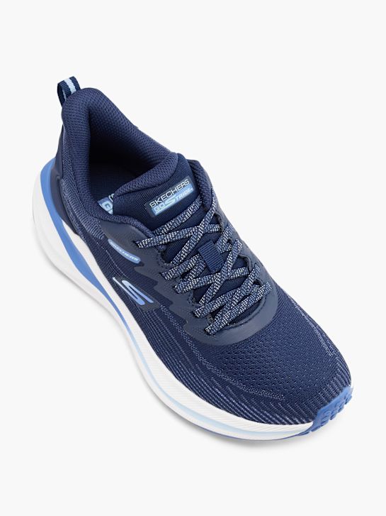 skechers trasparire slip-on trainer blu deichmann