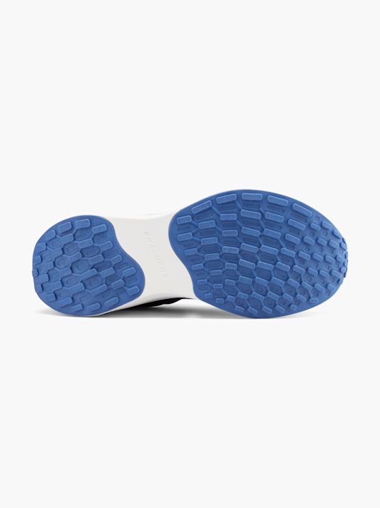 skechers trasparire slip-on trainer blu deichmann