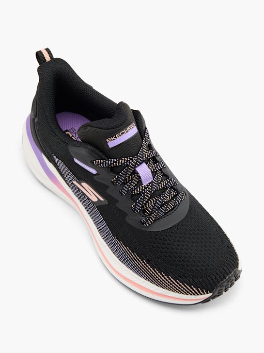 skechers trasparire slip-on trainer nero deichmann