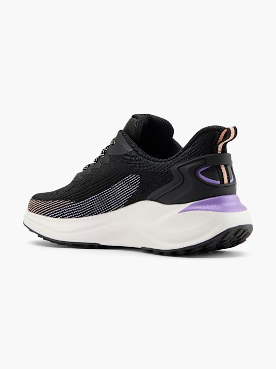 skechers trasparire slip-on trainer nero deichmann