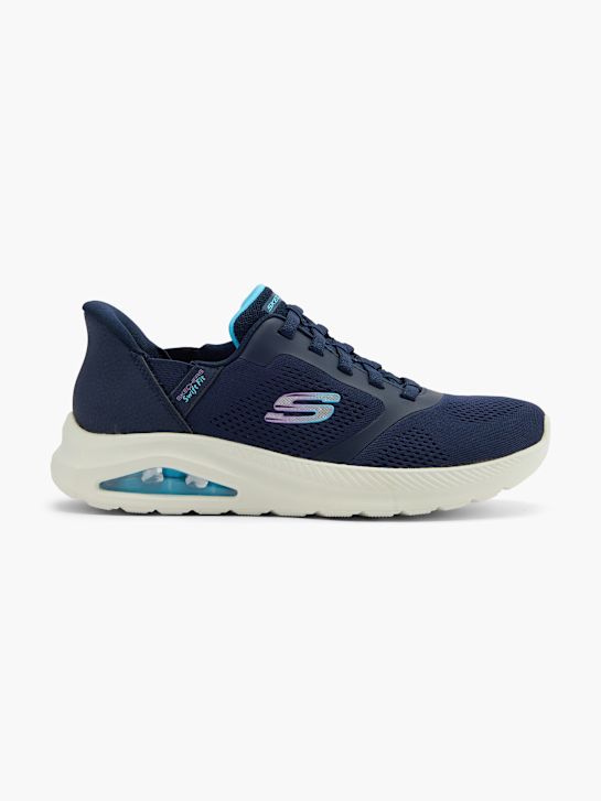 skechers con aria amp swift fit trainer blu deichmann