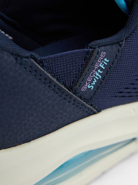 skechers con aria amp swift fit trainer blu deichmann
