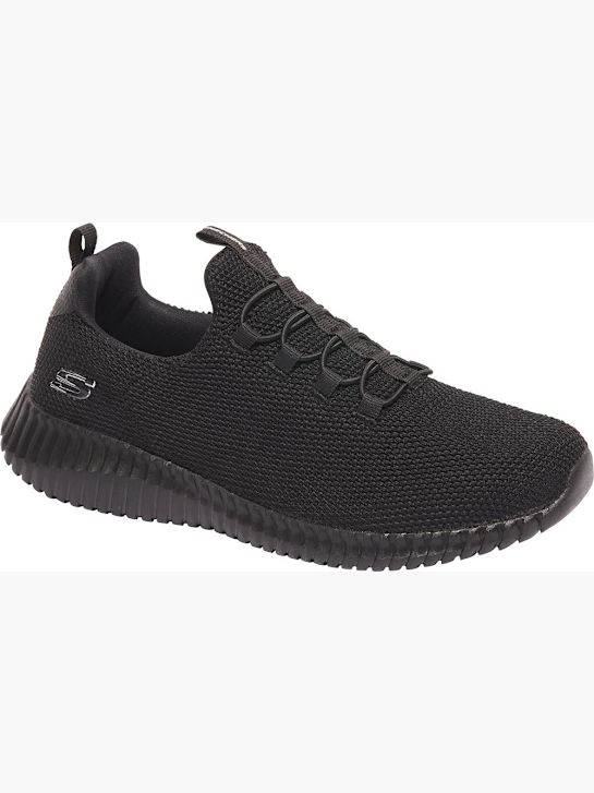 skechers ultra flex slip-on trainer nero deichmann